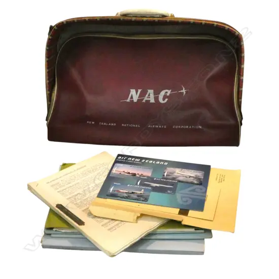 NAC BAG W.450mm + NAC TRAINING MANUALS & PHONE CARDS 