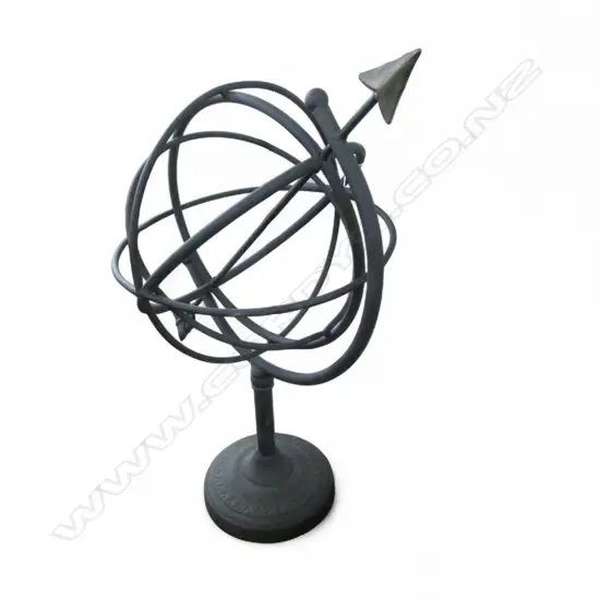DECORATIVE METAL ARMILLARY H.550mm