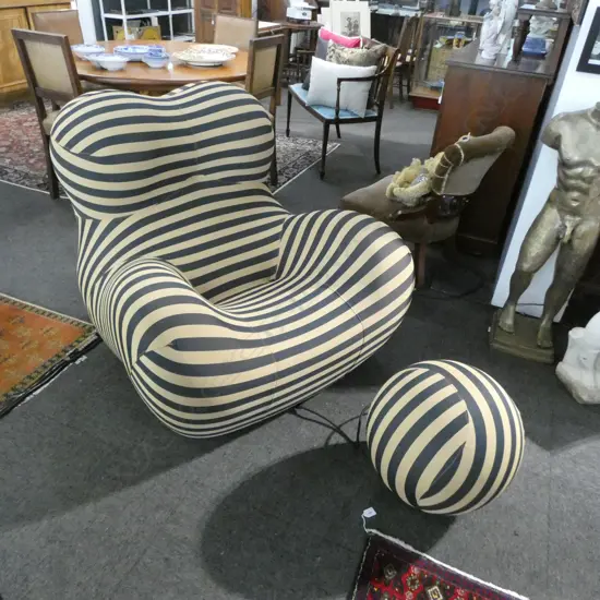 REPRODUCTION GAETANO PESCE SERIE UP BALL CHAIR & BALL 1000x1000x900mm