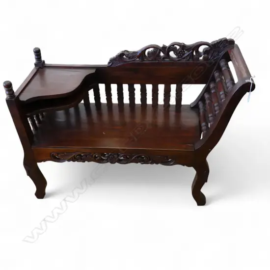 INDONESIAN TELEPHONE BENCH 1200x450x890mm
