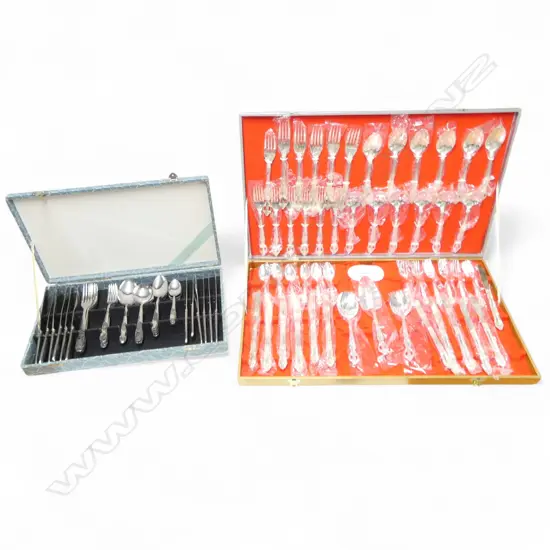 TWO CANTEENS OF EP CUTLERY