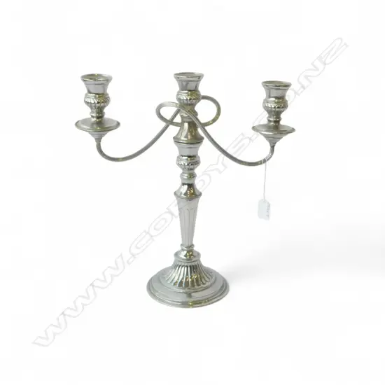 HAND CHASED EP CANDELABRA H.370mm