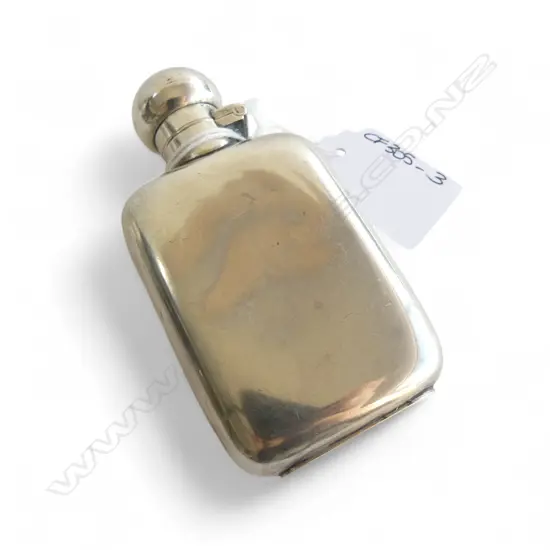 STG SPIRIT FLASK SHEFFIELD 1909. 57gms SMALL SIZE