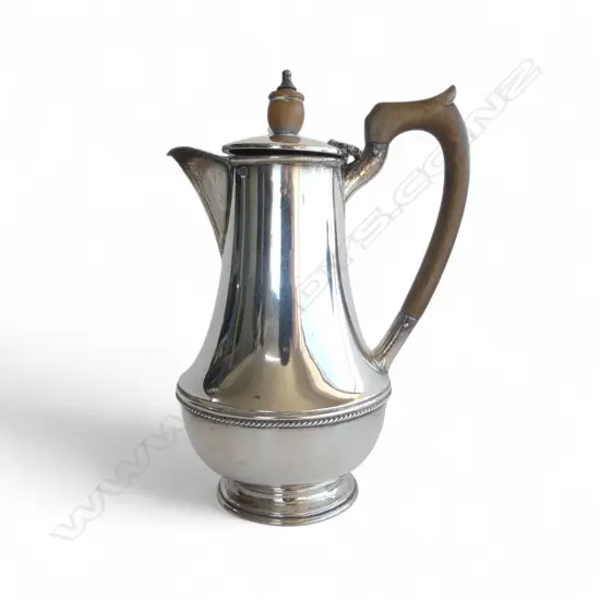 SILVER HOTWATER POT Birmingham 1918. 350gms