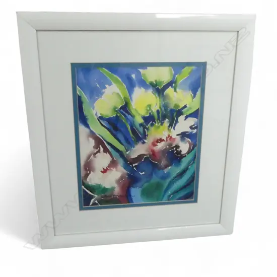 FRAMED SIGNED W/C BY BETH DAWSON , STILL LIFE, 300 x 250mm