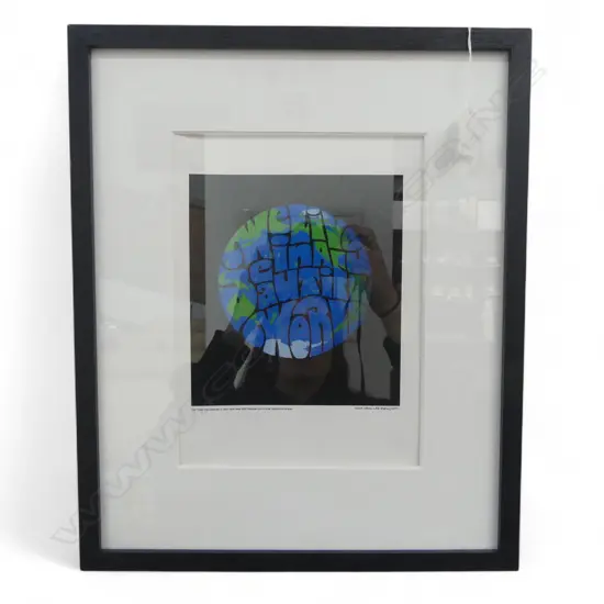 DICK FRIZZELL 'GOOD NEWS' SILKSCREEN PRINT 260x190mm