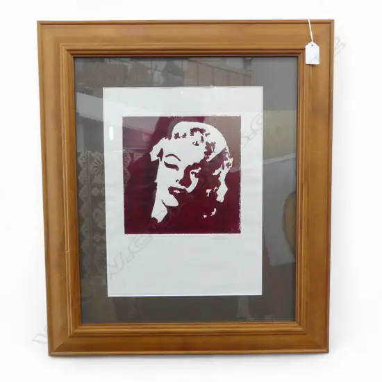 FRAMED PRINT OF MARILYN MONROE?, Ed. 3/20, 350x260mm