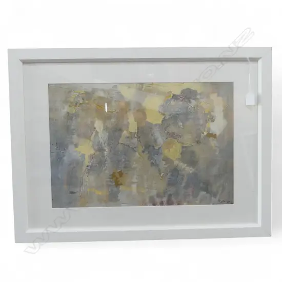 KEITH PATTERSON (1925-93) ABSTRACT, GOUACHE, SIGNED & DATED 1963, H.360 x 540mm