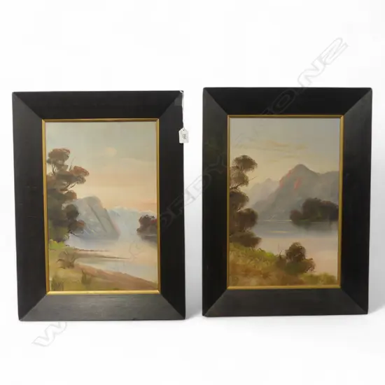 PR COLONIAL LANDSCAPES, ACRYLIC ON BOARD, SIGNED 430x280mm