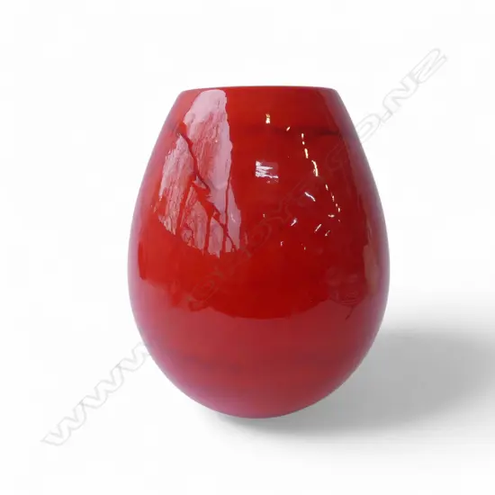 PETER COLLIS RED VASE H.270mm