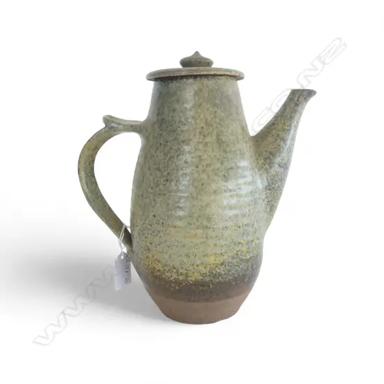 NAZ POTTERY COFFEE POT BY IAN FIRTH, H.250mm