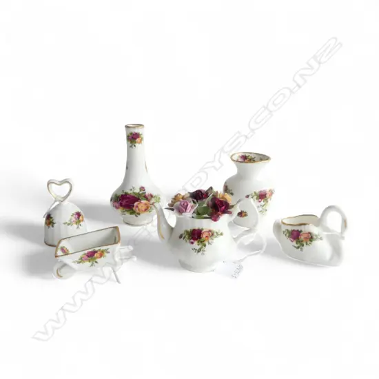 6 PCS ROYAL ALBERT 'OLD COUNTRY ROSES'