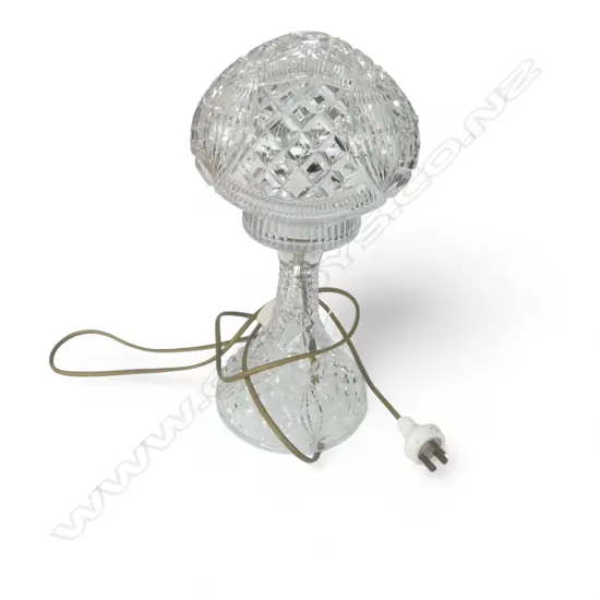2 PART CRYSTAL TABLE LAMP H.350mm