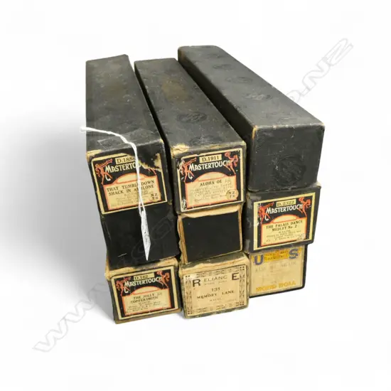 9 'MASTERTOUCH' PIANO ROLLS 