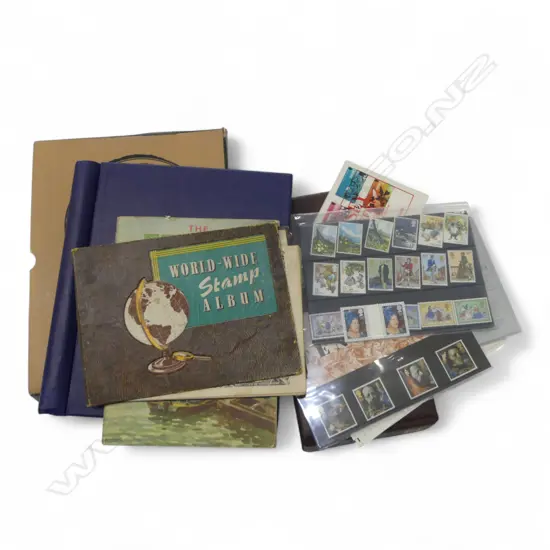 ASST. STAMP ALBUMS, FIRST DAY COVERS ETC