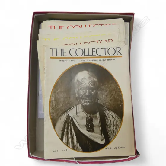 25 VOLUMES NZ ANTIQUES ‘THE COLLECTOR’ MAGAZINE 1972-1981