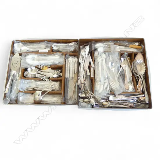 2 TRAYS ASST. EP CUTLERY 