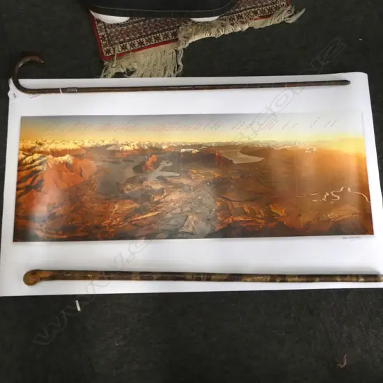 UNFRAMED MIKE WILKINSON 'WANAKA SCENIC 1 #153, PHOTOGRAPH PRINT 880x355mm image size