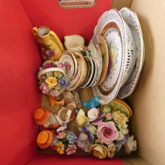 ASST. CHINA Incl. POSIES, NAPKIN RINGS, WHISTLE, etc