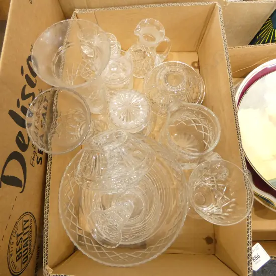 ASST. CUT CRYSTAL; TUDOR, WENN & CORBETT, STUART etc