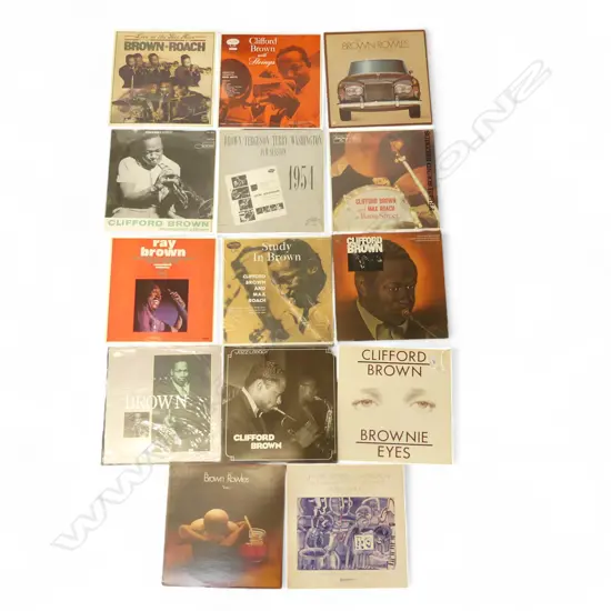 ASST. JAZZ LPs; CLIFFORD BROWN, MAX ROACH, JIMMY ROWLES, etc Provenance: Ex Collection Wellington Choy
