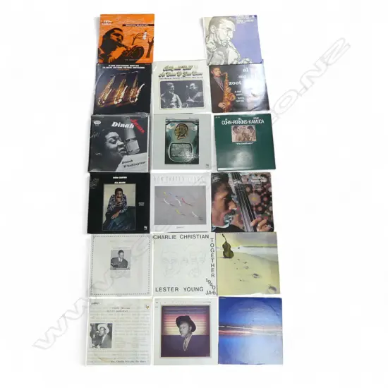 ASST. JAZZ LPs; CHARLIE CHRISTIAN, RON CARTER, AL COHN, Provenance: Ex Collection Wellington Choy