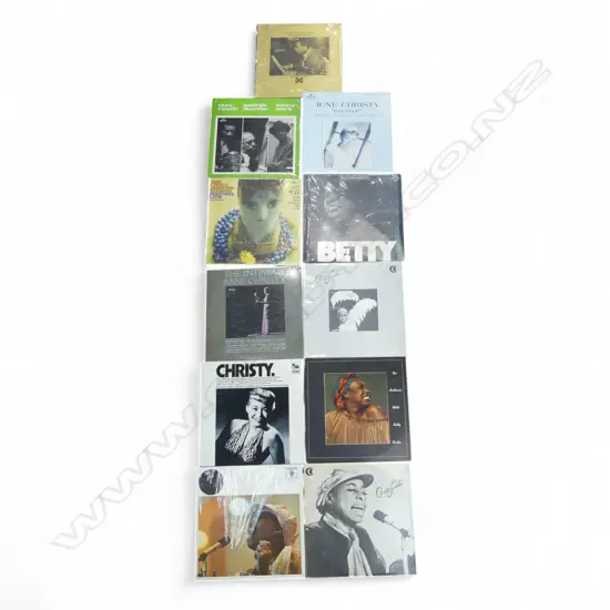 ASST. JAZZ LPs; JUNE CHRISTY, BETTY CARTER, etc Provenance: Ex Collection Wellington Choy