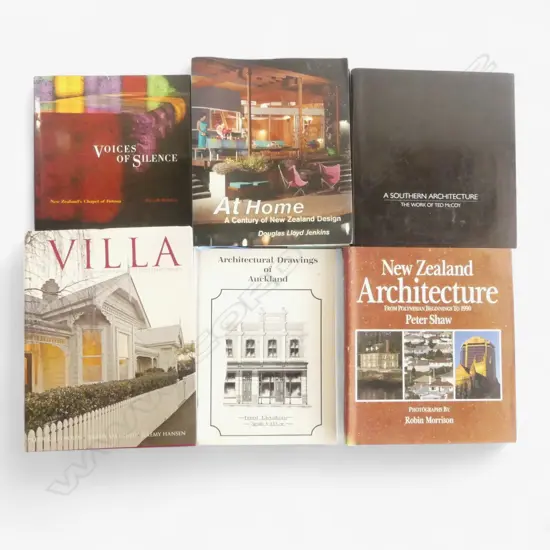 6 BOOKS NZ ARCHITECTURE
