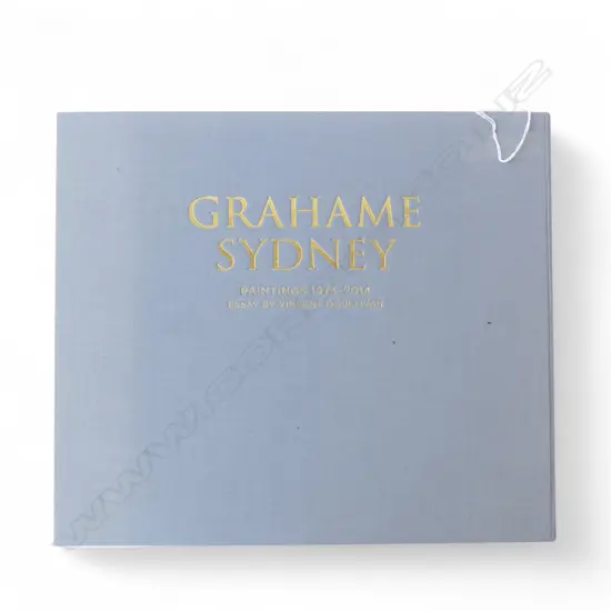 CASED GRAHAME SYDNEY BOOK, PAINTINGS 1974-2014 SIGNED 200/500