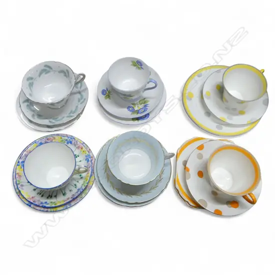 7 SHELLEY CHINA CSPS MIXED PATS