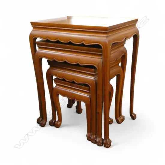 SET 4 NESTING TABLES 490x360x840mm