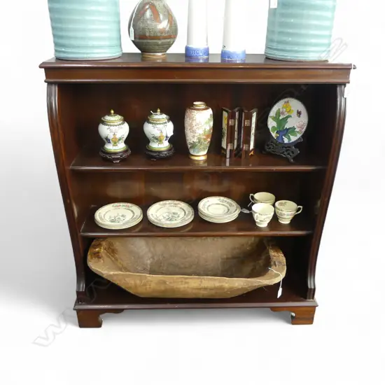 MAHOGANY BOOKCASE 900x260x965mm