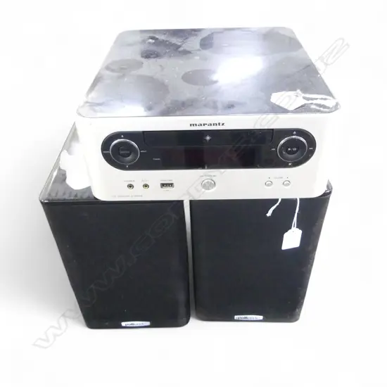 MARANTZ BRAND CD PLAYER & PR POLK AUDIO SPEAKERS (From the Estate of Tommy Doyle)