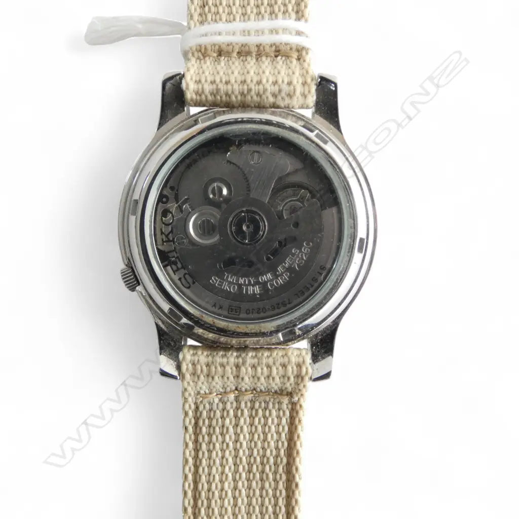 SEIKO 5 AUTO 21 JEWEL GENT'S WATCH running Image 1++