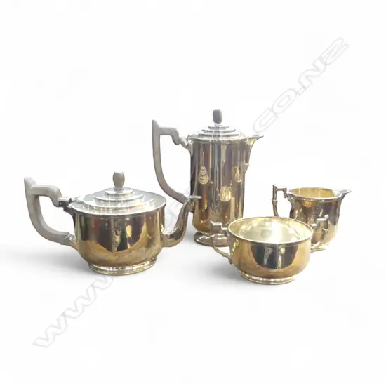 4 PCE STG SILVER TEA / COFFEE SET, RICHARD COMYNS LONDON 1946 1439gms