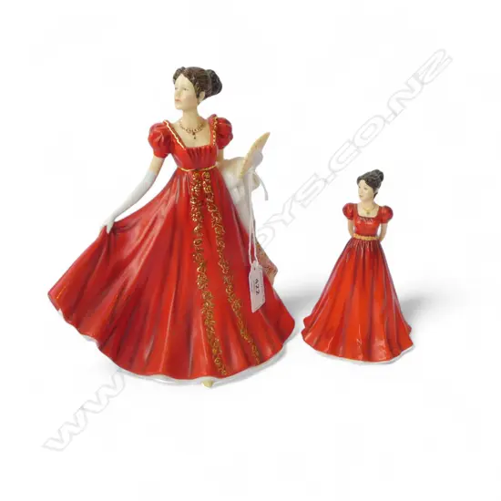 ROYAL DOULTON FIGURES ELEANOR & ELLIE H.220mm in box