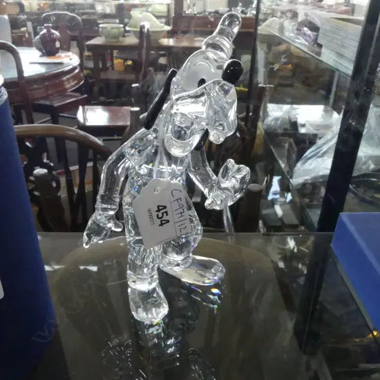 SWAROVSKI DISNEY SHOWCASE GOOFY DOG H.140mm + BOX