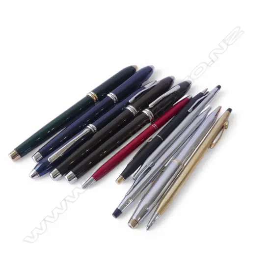 11 ASST. PENS; MOSTLY BY CROSS