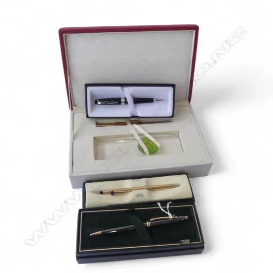 4 BOXED PENS, 3 BY CROSS, 1 BEIJING 2008 OLYMPICS