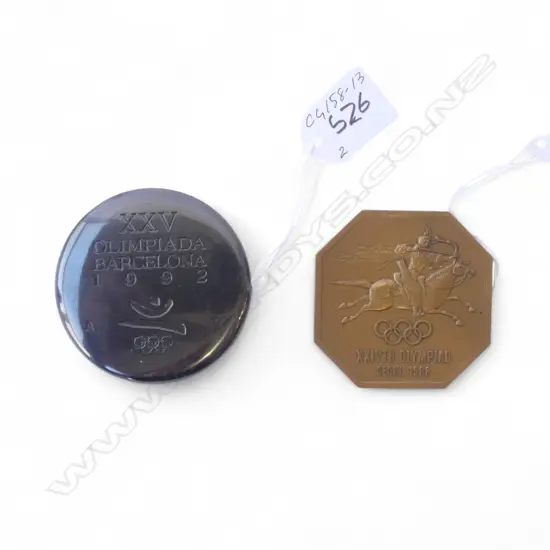 2 OLYMPIC PARTICIPATION BRONZE MEDALS, SEOUL 1988, & BARCELONA 1992