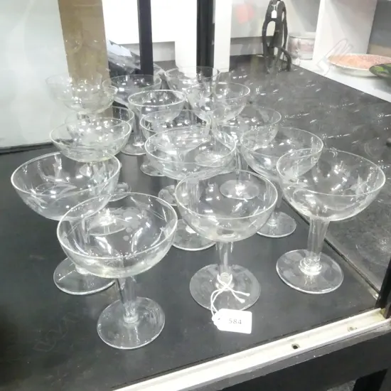 16 ASST. HOLLOW STEM GLASSES