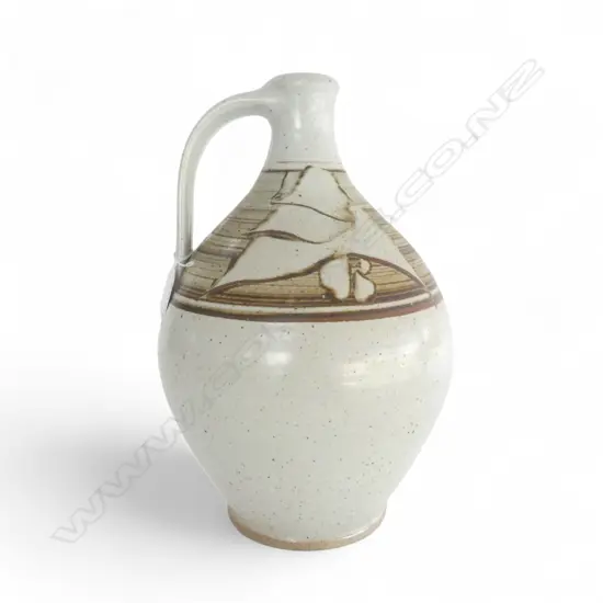 WAYNE PORTEOUS N.Z. STUDIO POTTERY VESSEL H.370mm