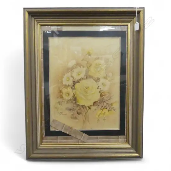 W/C STILLIFE SIGNED MYRTLE MCDONALD H470 L340MM