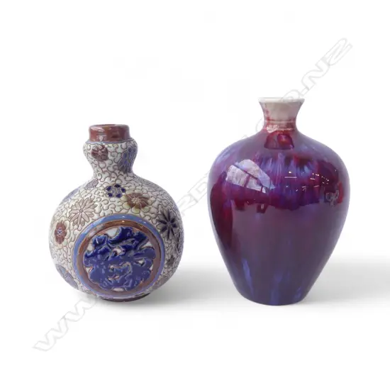 2 ORIENTAL VASES H.220mm