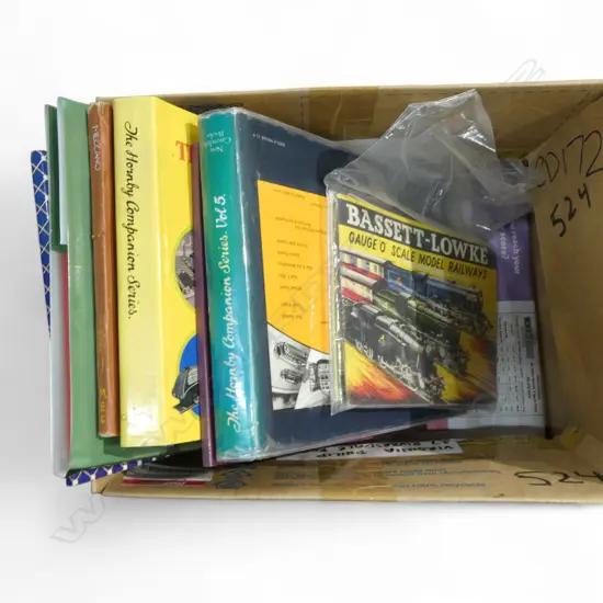 BOX OF 7 MODEL RAILWAY BOOKS & MAGS