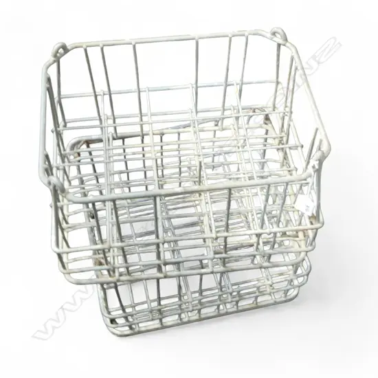 2 METAL WIRE CRATES W.380mm