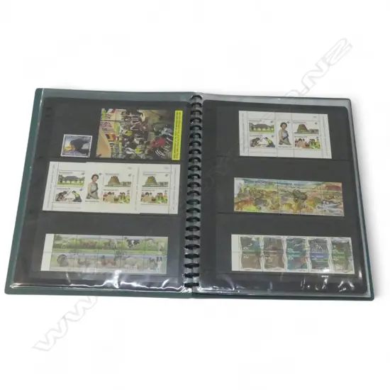 STAMP ALBUM: NZ HEALTH & ASST. MINI SHEETS