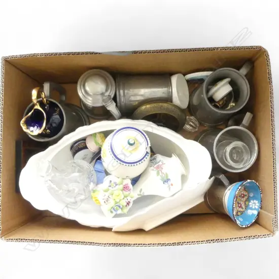 ASST. CHINA, TANKARDS ETC