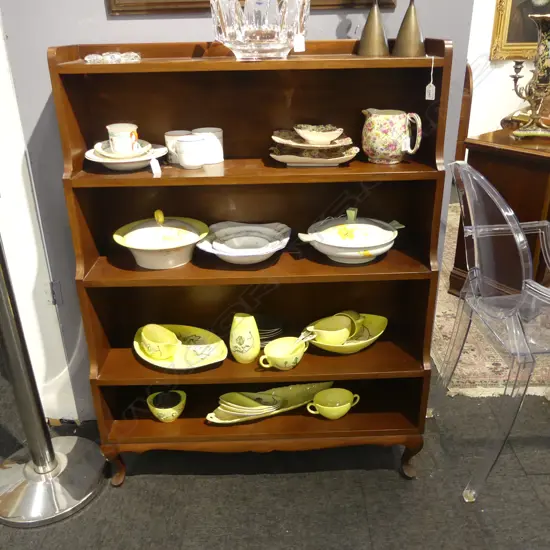 REGENCY STYLE WATERFALL BOOKCASE 915x310x1210mm