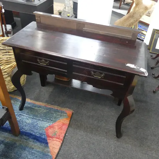 HALL TABLE w. 2 DRAWERS 1070x450x810mm